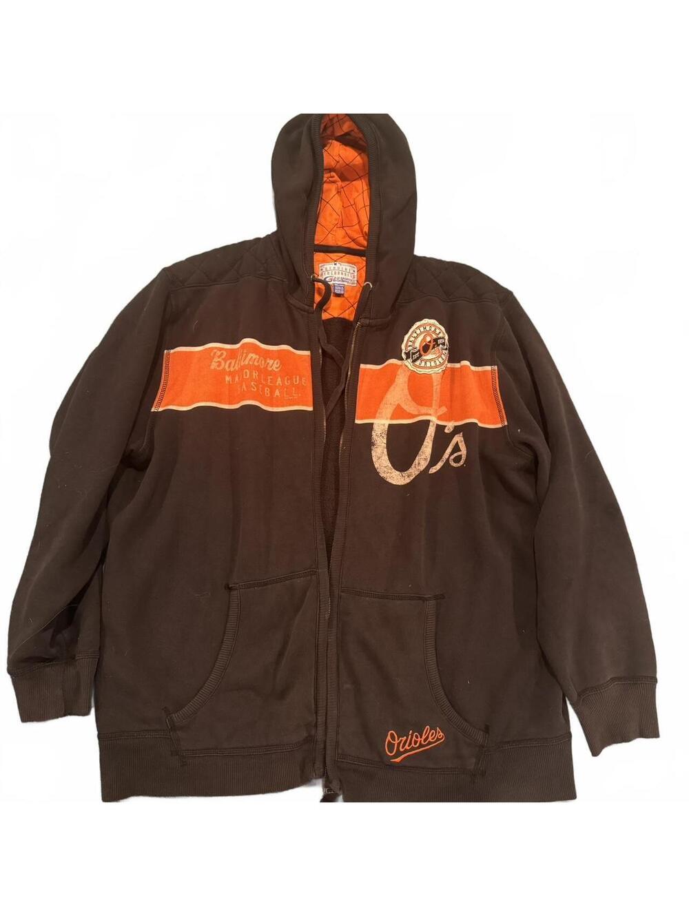 Vintage Y2K MLB Orioles Zip up hoodie